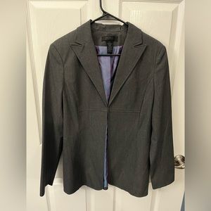 The Limited size medium grey stretch blazer